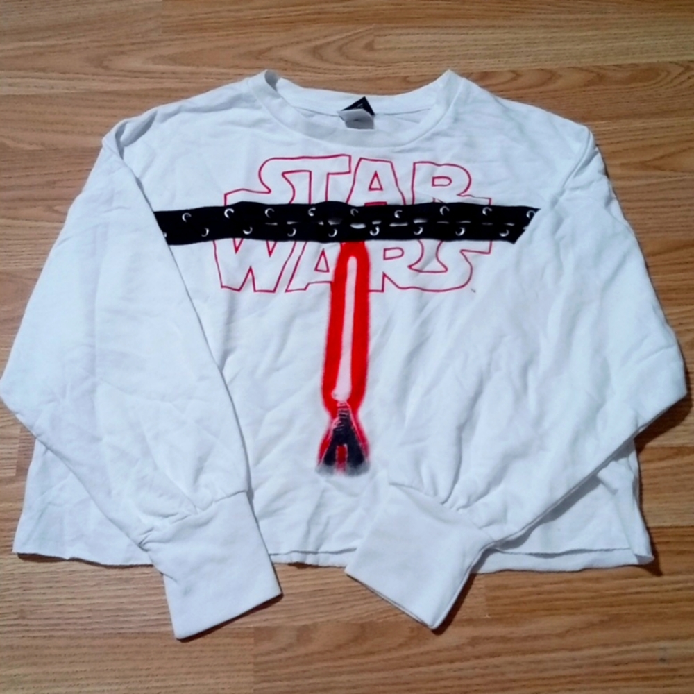 NEW star wars crop top size small